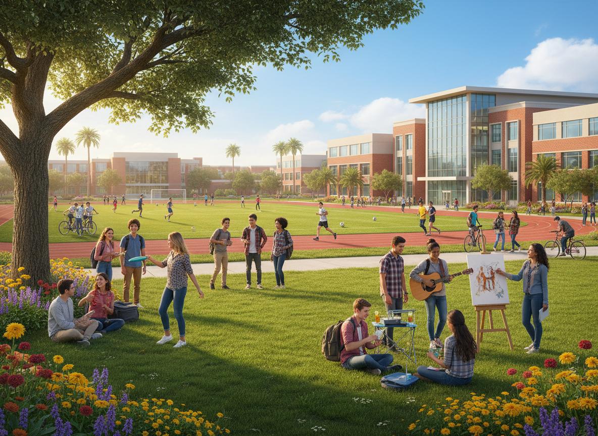 Vibrant campus life activities